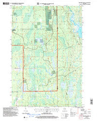 Thunder Creek Wisconsin Historical topographic map, 1:24000 scale, 7.5 X 7.5 Minute, Year 2005