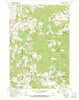 Tigerton NW Wisconsin Historical topographic map, 1:24000 scale, 7.5 X 7.5 Minute, Year 1970