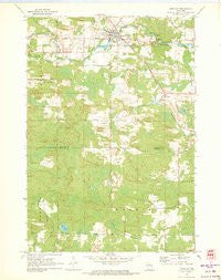 Tigerton Wisconsin Historical topographic map, 1:24000 scale, 7.5 X 7.5 Minute, Year 1970