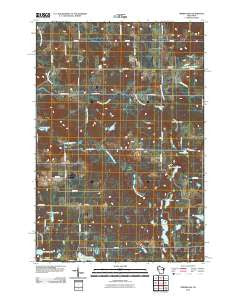 Timberland Wisconsin Historical topographic map, 1:24000 scale, 7.5 X 7.5 Minute, Year 2010