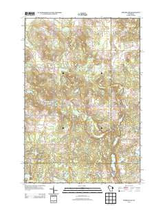 Timberland Wisconsin Historical topographic map, 1:24000 scale, 7.5 X 7.5 Minute, Year 2013