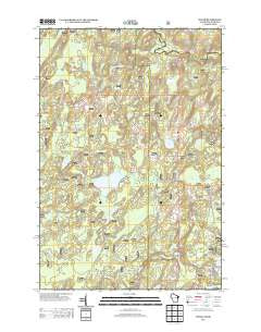 Tipler Wisconsin Historical topographic map, 1:24000 scale, 7.5 X 7.5 Minute, Year 2013