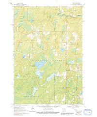 Tipler Wisconsin Historical topographic map, 1:24000 scale, 7.5 X 7.5 Minute, Year 1970