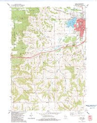 Tomah Wisconsin Historical topographic map, 1:24000 scale, 7.5 X 7.5 Minute, Year 1983