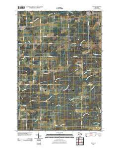 Tony Wisconsin Historical topographic map, 1:24000 scale, 7.5 X 7.5 Minute, Year 2010