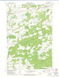 Tony Wisconsin Historical topographic map, 1:24000 scale, 7.5 X 7.5 Minute, Year 1971