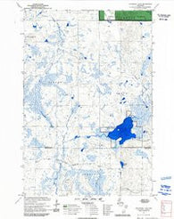 Totagatic Lake Wisconsin Historical topographic map, 1:24000 scale, 7.5 X 7.5 Minute, Year 1971