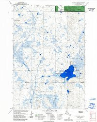 Totagatic Lake Wisconsin Historical topographic map, 1:24000 scale, 7.5 X 7.5 Minute, Year 1971