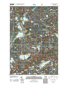 Townsend Wisconsin Historical topographic map, 1:24000 scale, 7.5 X 7.5 Minute, Year 2011