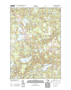 Townsend Wisconsin Historical topographic map, 1:24000 scale, 7.5 X 7.5 Minute, Year 2013