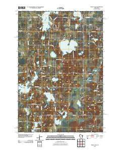 Trade Lake Wisconsin Historical topographic map, 1:24000 scale, 7.5 X 7.5 Minute, Year 2010