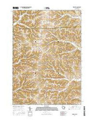 Trippville Wisconsin Current topographic map, 1:24000 scale, 7.5 X 7.5 Minute, Year 2016