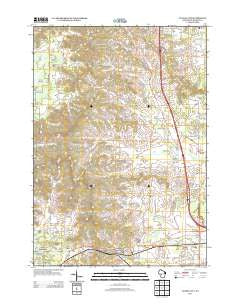 Tunnel City Wisconsin Historical topographic map, 1:24000 scale, 7.5 X 7.5 Minute, Year 2013