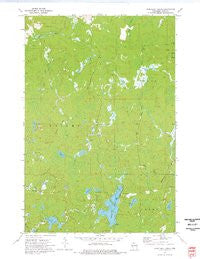 Turntable Creek Wisconsin Historical topographic map, 1:24000 scale, 7.5 X 7.5 Minute, Year 1973