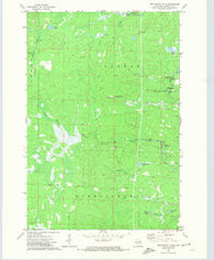 Twelvefoot Falls Wisconsin Historical topographic map, 1:24000 scale, 7.5 X 7.5 Minute, Year 1972
