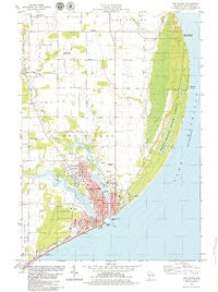 Two Rivers Wisconsin Historical topographic map, 1:24000 scale, 7.5 X 7.5 Minute, Year 1978
