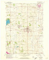 Union Grove Wisconsin Historical topographic map, 1:24000 scale, 7.5 X 7.5 Minute, Year 1960