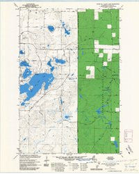 Upper Eau Claire Lake Wisconsin Historical topographic map, 1:24000 scale, 7.5 X 7.5 Minute, Year 1971