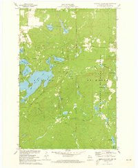 Upper Eau Claire Lake Wisconsin Historical topographic map, 1:24000 scale, 7.5 X 7.5 Minute, Year 1971