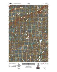 Upson Wisconsin Historical topographic map, 1:24000 scale, 7.5 X 7.5 Minute, Year 2010