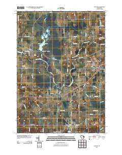 Valders Wisconsin Historical topographic map, 1:24000 scale, 7.5 X 7.5 Minute, Year 2010