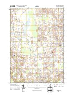 Valders Wisconsin Historical topographic map, 1:24000 scale, 7.5 X 7.5 Minute, Year 2013