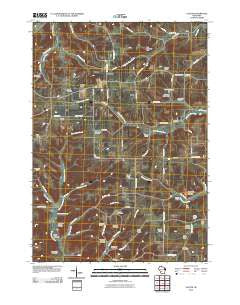Valton Wisconsin Historical topographic map, 1:24000 scale, 7.5 X 7.5 Minute, Year 2010