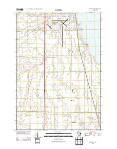 Van Dyne Wisconsin Historical topographic map, 1:24000 scale, 7.5 X 7.5 Minute, Year 2013