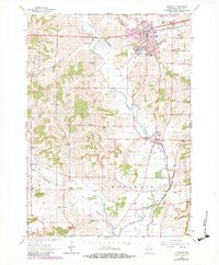 Verona Wisconsin Historical topographic map, 1:24000 scale, 7.5 X 7.5 Minute, Year 1962