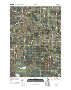 Vesper Wisconsin Historical topographic map, 1:24000 scale, 7.5 X 7.5 Minute, Year 2010