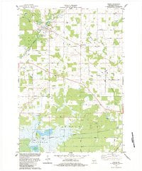 Vesper Wisconsin Historical topographic map, 1:24000 scale, 7.5 X 7.5 Minute, Year 1984