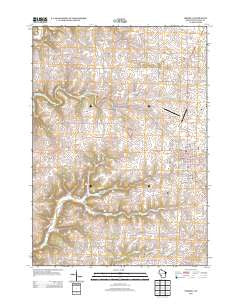 Viroqua Wisconsin Historical topographic map, 1:24000 scale, 7.5 X 7.5 Minute, Year 2013