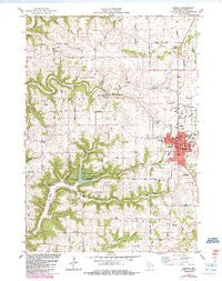 Viroqua Wisconsin Historical topographic map, 1:24000 scale, 7.5 X 7.5 Minute, Year 1983