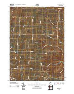 Waldwick Wisconsin Historical topographic map, 1:24000 scale, 7.5 X 7.5 Minute, Year 2010