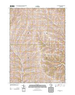 Waldwick Wisconsin Historical topographic map, 1:24000 scale, 7.5 X 7.5 Minute, Year 2013