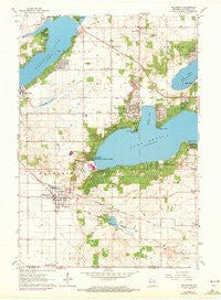 Walworth Wisconsin Historical topographic map, 1:24000 scale, 7.5 X 7.5 Minute, Year 1960