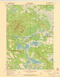 Warrens East Wisconsin Historical topographic map, 1:24000 scale, 7.5 X 7.5 Minute, Year 1970