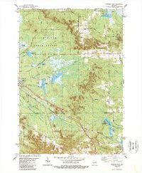 Warrens West Wisconsin Historical topographic map, 1:24000 scale, 7.5 X 7.5 Minute, Year 1983
