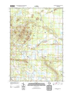 Warrens East Wisconsin Historical topographic map, 1:24000 scale, 7.5 X 7.5 Minute, Year 2013