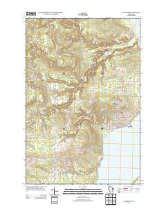 Washburn Wisconsin Historical topographic map, 1:24000 scale, 7.5 X 7.5 Minute, Year 2013