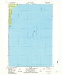 Washington Island SE Wisconsin Historical topographic map, 1:24000 scale, 7.5 X 7.5 Minute, Year 1982