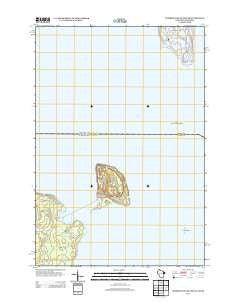 Washington Island NE Wisconsin Historical topographic map, 1:24000 scale, 7.5 X 7.5 Minute, Year 2013