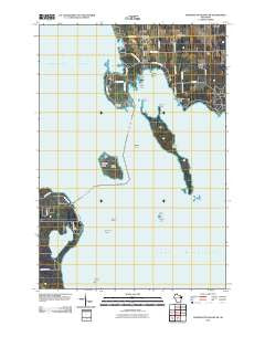 Washington Island SW Wisconsin Historical topographic map, 1:24000 scale, 7.5 X 7.5 Minute, Year 2010