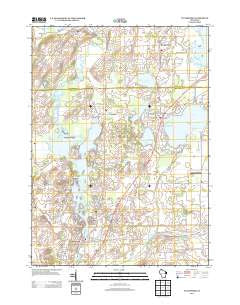 Waterford Wisconsin Historical topographic map, 1:24000 scale, 7.5 X 7.5 Minute, Year 2013