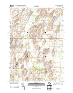 Waterloo Wisconsin Historical topographic map, 1:24000 scale, 7.5 X 7.5 Minute, Year 2013