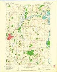 Waterloo Wisconsin Historical topographic map, 1:24000 scale, 7.5 X 7.5 Minute, Year 1959