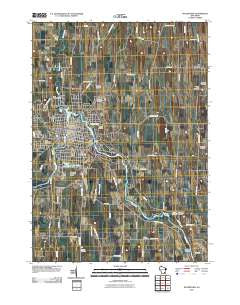 Watertown Wisconsin Historical topographic map, 1:24000 scale, 7.5 X 7.5 Minute, Year 2010