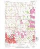 Waukesha Wisconsin Historical topographic map, 1:24000 scale, 7.5 X 7.5 Minute, Year 1959