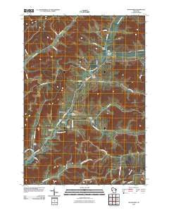 Waumandee Wisconsin Historical topographic map, 1:24000 scale, 7.5 X 7.5 Minute, Year 2010
