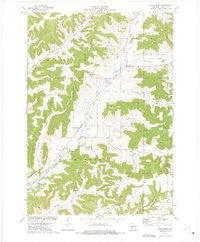 Waumandee Wisconsin Historical topographic map, 1:24000 scale, 7.5 X 7.5 Minute, Year 1973